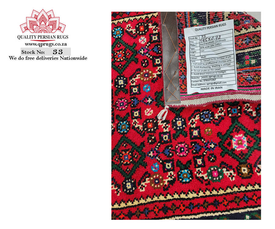 Stunning Persian Hamadan Runner 195 x 72 CM