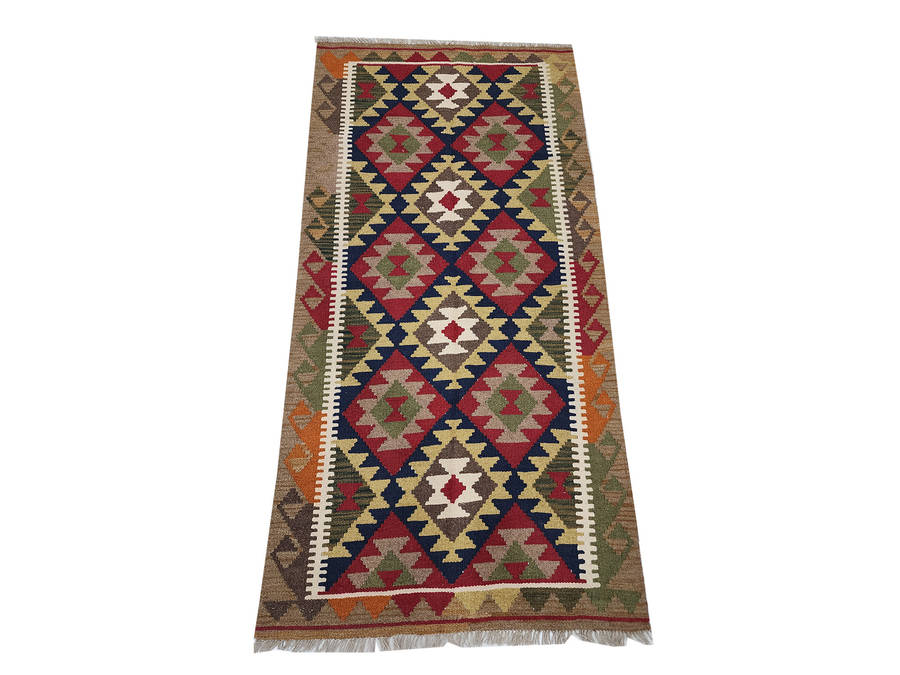 Stunning Afghan Maimana Kilim 203 x 99 CM