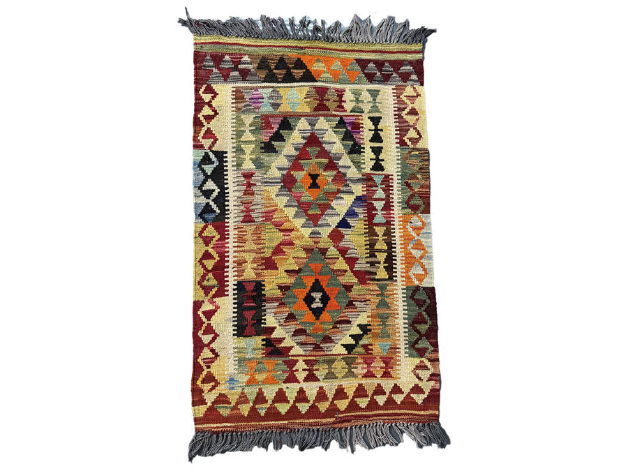 Gorgeous Afghan Choubi Kilim Rug 113 x 68 CM