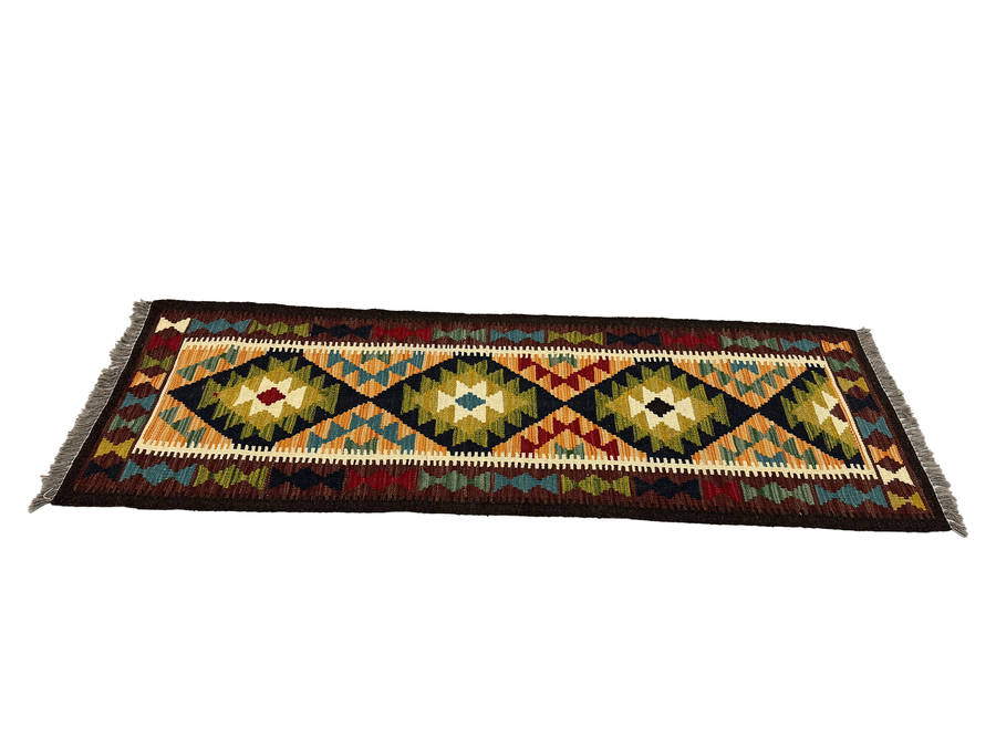 Stunning Afghan Maimana kilim Rug 187 x 63 CM