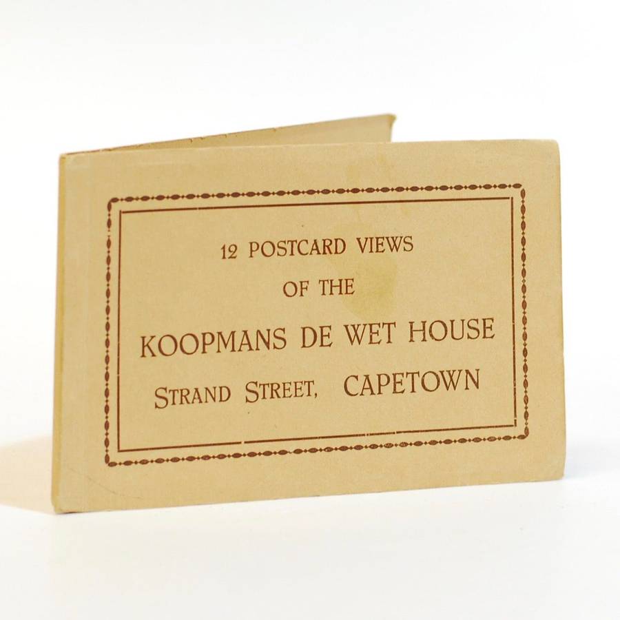 Koopmans de Wet House, Cape Town   Postcard Views