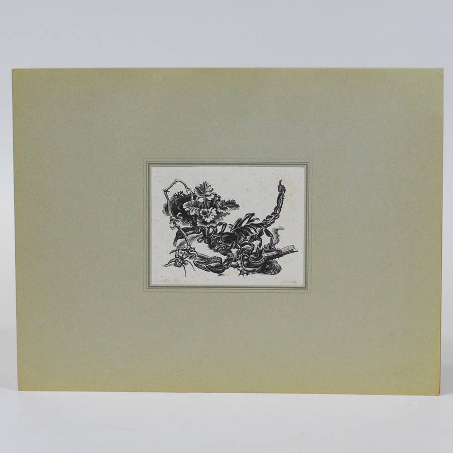 Vijf Houtgravures - Van Gelder, Dirk