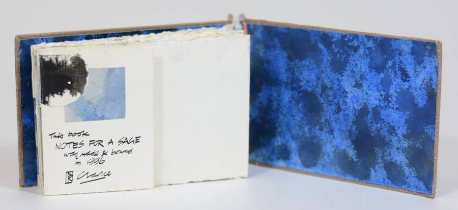 Handmade Book - Notes for a Sage - Clarke, Peter