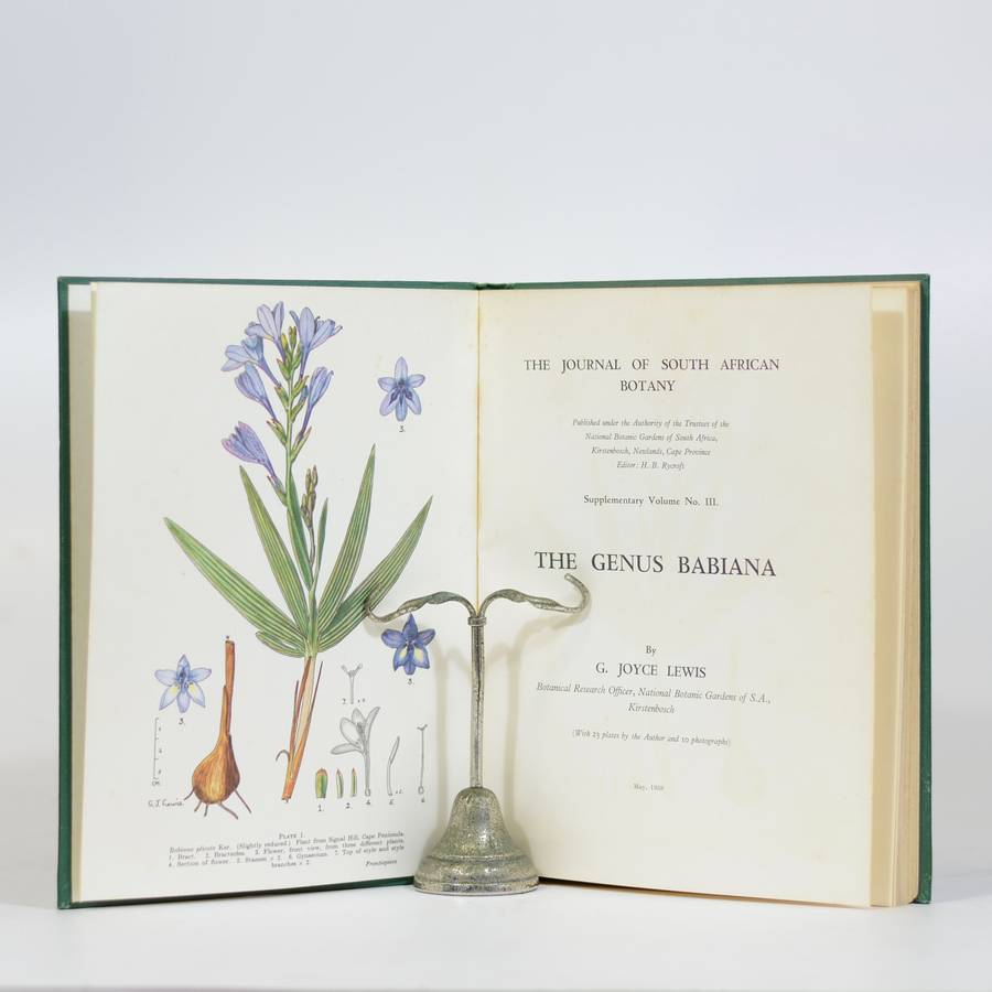 The Genus Babiana. The Journal of South African Botany. Supplementary Volume No. III - Lewis, G J...