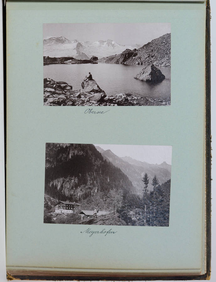 Reise-Erinnerungen - 19th Century Photograph Album - Photographs of the Alps, Germany and Tyrol... -
