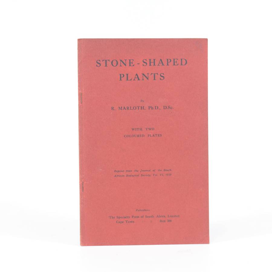 Stone-Shaped Plants - Marloth, Rudolf