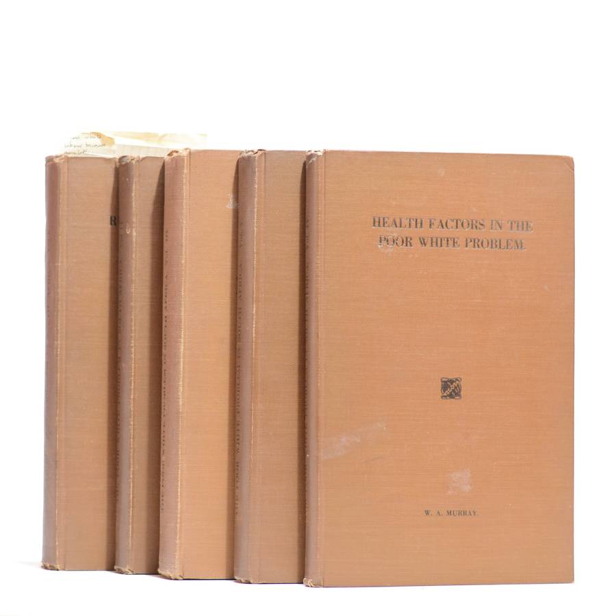 The Poor White Problem in South Africa. 5 vols. - Grosskopff, Wilcocks, Malherbe, Murray, Rothman