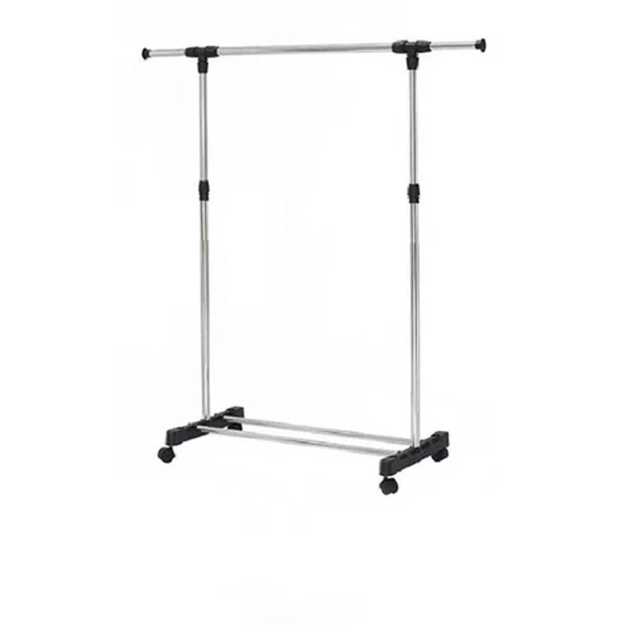 Single Pole Telescopic Clothes Rail Rack