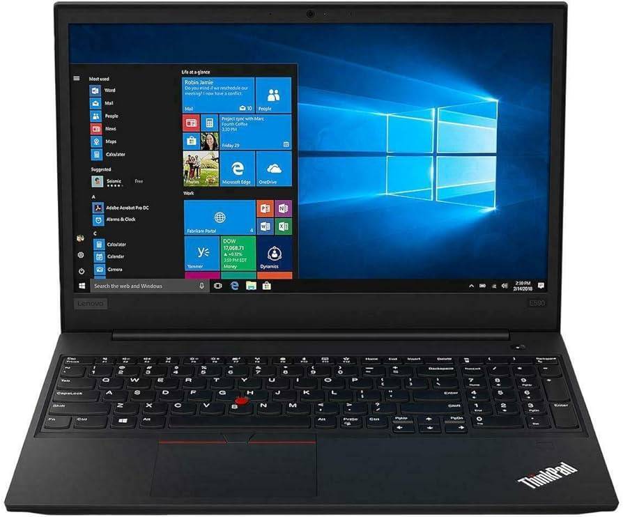 Lenovo ThinkPad E590 Laptop Intel Core i7-8th Gen 16GB Memory 256GB SSD