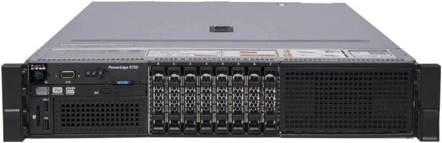 Dell PowerEdge R730  8-Bay 2.5 | 2 × Intel Xeon E5-2669 v3 | 128GB DDR4 | 2.4TB SAS Storage
