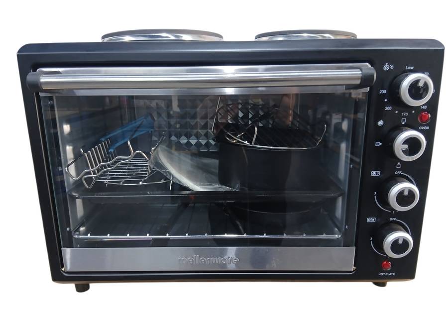 FUSSION MINI OVEN WITH SOLID PLATES