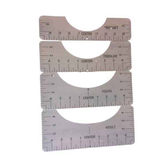 T Shirt Alignment Ruler Set