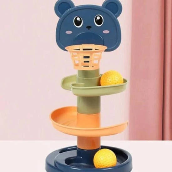 3 Layer Ball Drop And Roll Swirling Tower