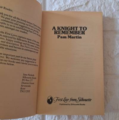 A Knight to Remember  Pam Martin