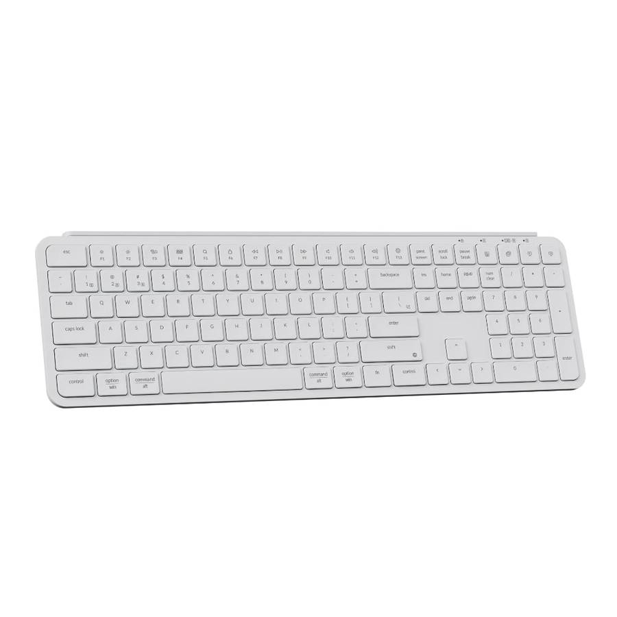 Keychron B6 Pro Ultra-Slim 100% Wireless Keyboard ? Ivory White