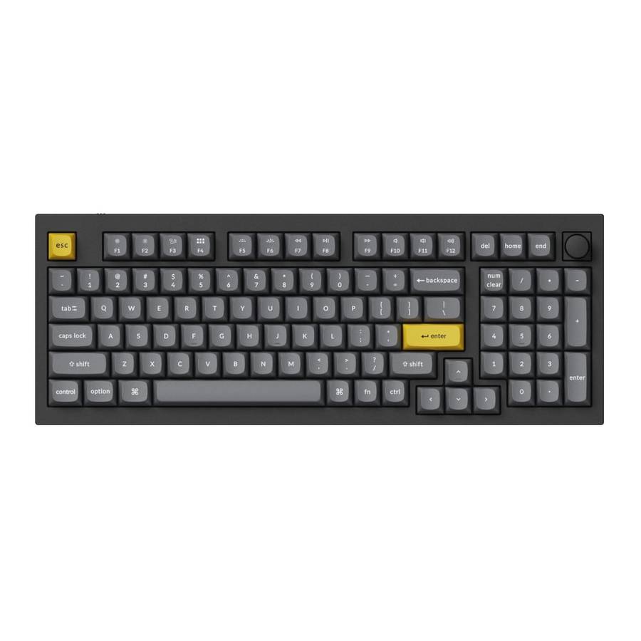 Keychron Double Shot PBT OSA Full Keycap Set ? Dark Grey