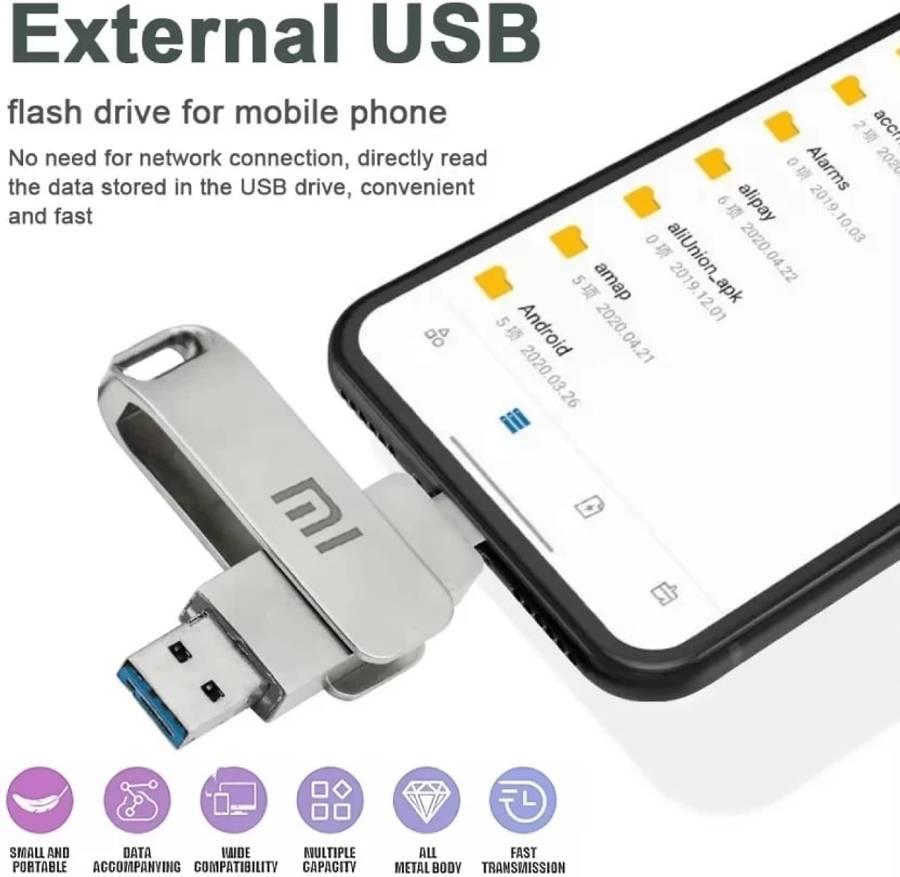 Xiaomi 4TB USB 3,2 Flash Drive TypeC U Disk HighSpeed Pen Drive