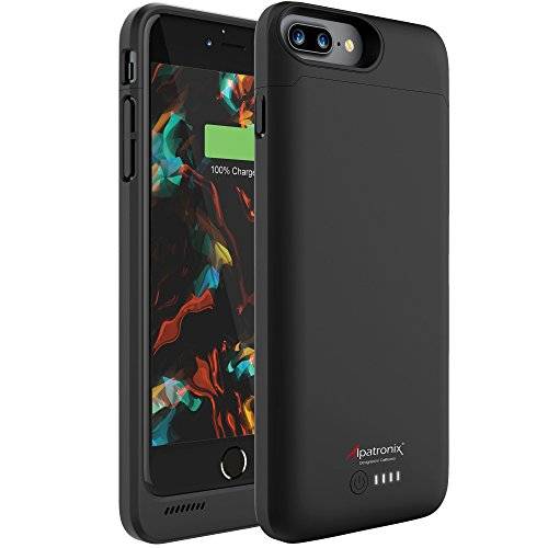 iPhone 7 Plus Battery Case, Alpatronix BX180plus (5.5-inch) 5000mAh Slim Rechargeable Protective Por
