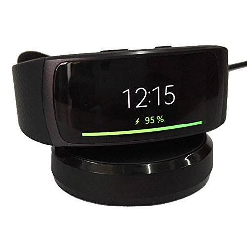 Galaxy Gear Fit 2 Charger, Kissmart Replacement Charger Cradle Charging Dock for Samsung Gear Fit 2