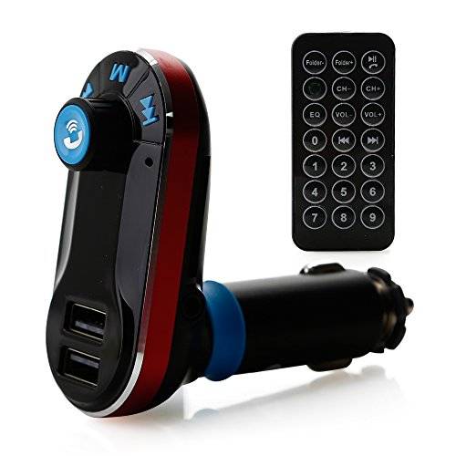 Dual Port USB Car Wireless Bluetooth Radio Audio Fm Transmitter Mp3 Music Player NEW