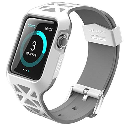 Apple Watch Case, i-Blason Unity Series Premium Hybrid Protective Bumper Protective Case for Apple W