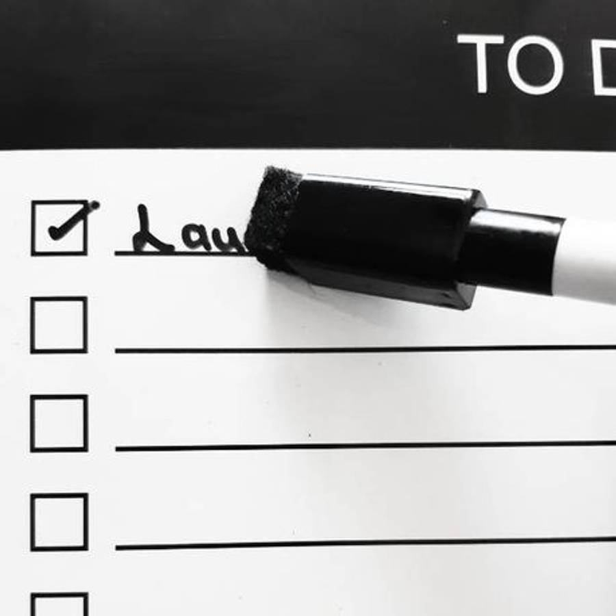 Magnetic Fridge To Do List - Whiteboard Organiser - Dry Erase - Notes