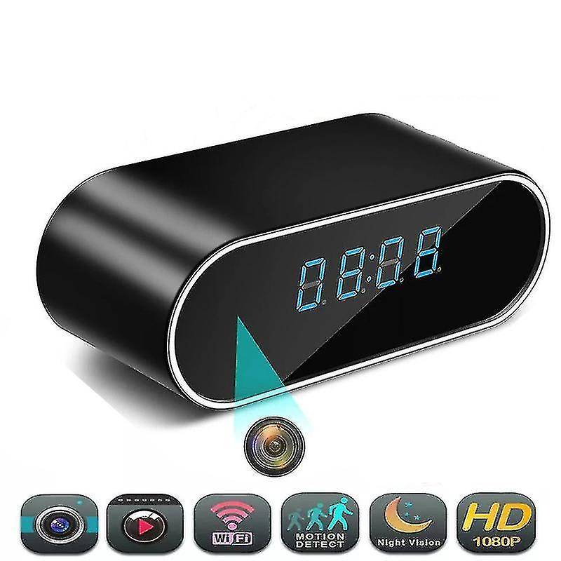 Wireless Mini Wifi Spy Clock with Motion Sensor Camera. - 0.26kg