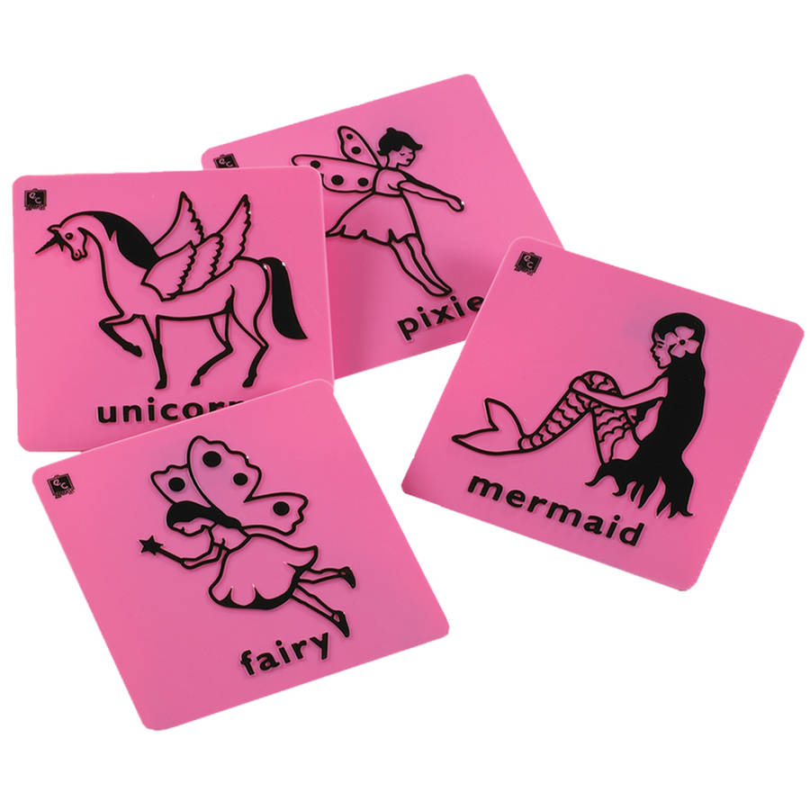 EDX Education - EDX Education Crayons and Rubs Set - Fantasy- Clearance Stock