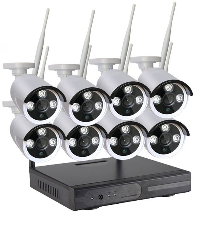 Oneway True HD 1080P 8 channel IP camera Wireless