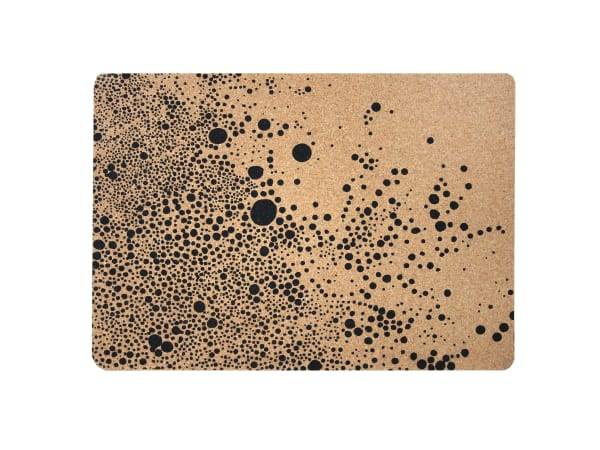 Love Milo Cork Placemats, Set of 2 - WOO.PM.C.B - Cosmos Black