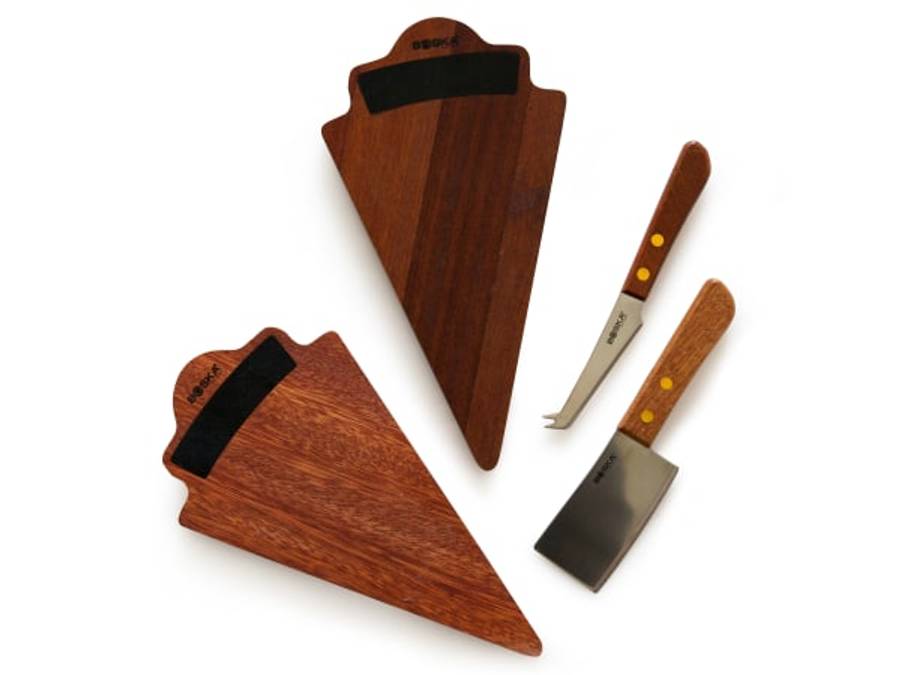Boska Cheese Board & Knife Set, Set of 4 - 70-10-43 - 20cm