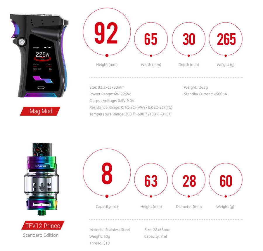 Smok Mag Vape - Limited Edition White - Sealed