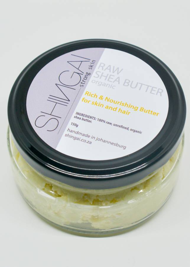 SHINGAI - 100% Raw Organic Shea Butter 150g / 200ml