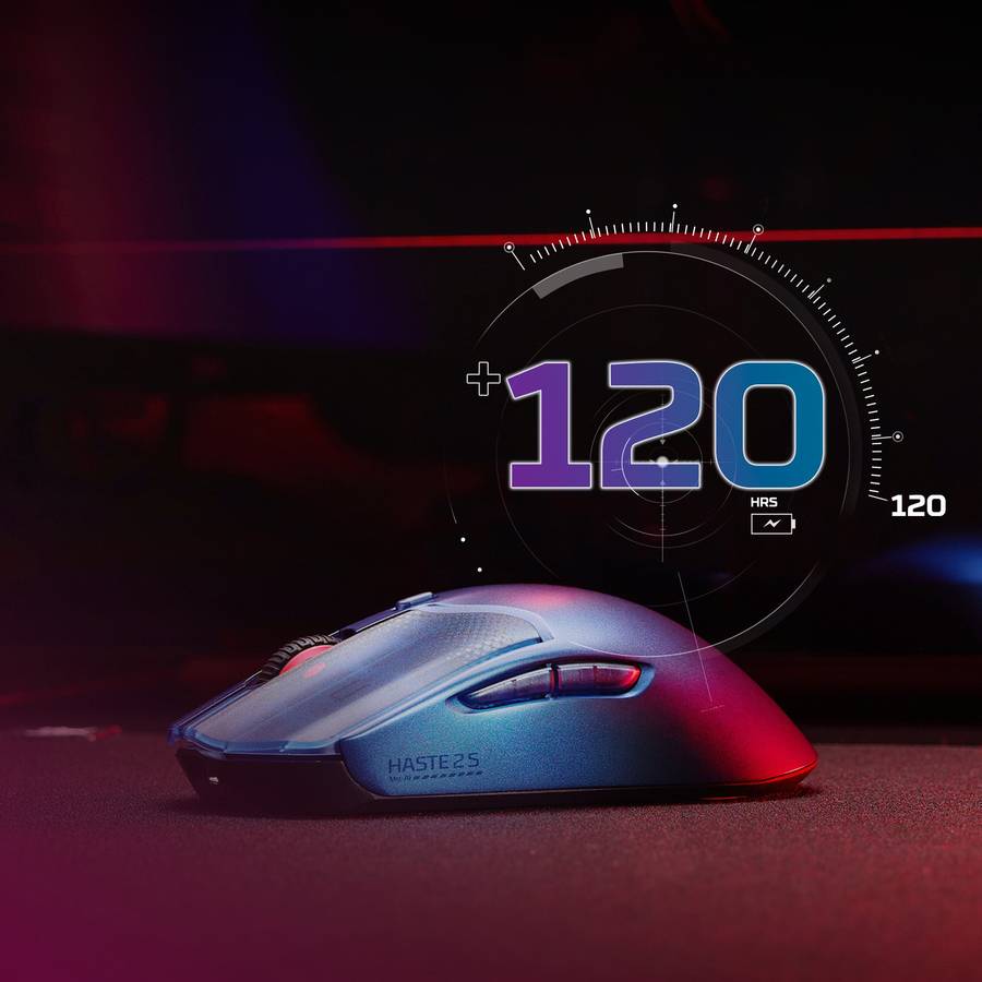 Always Ready with up-to 120 Hours of Battery Life