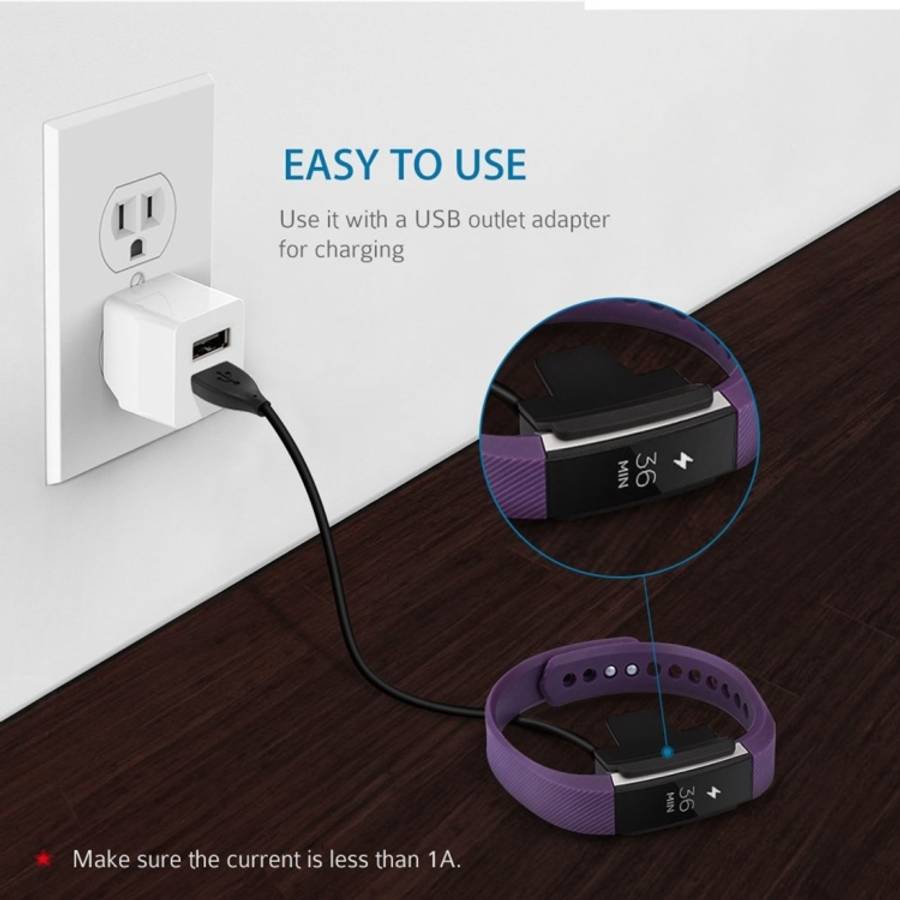 For Fitbit Alta Watch USB Charger Clip Cable, Length: 30cm