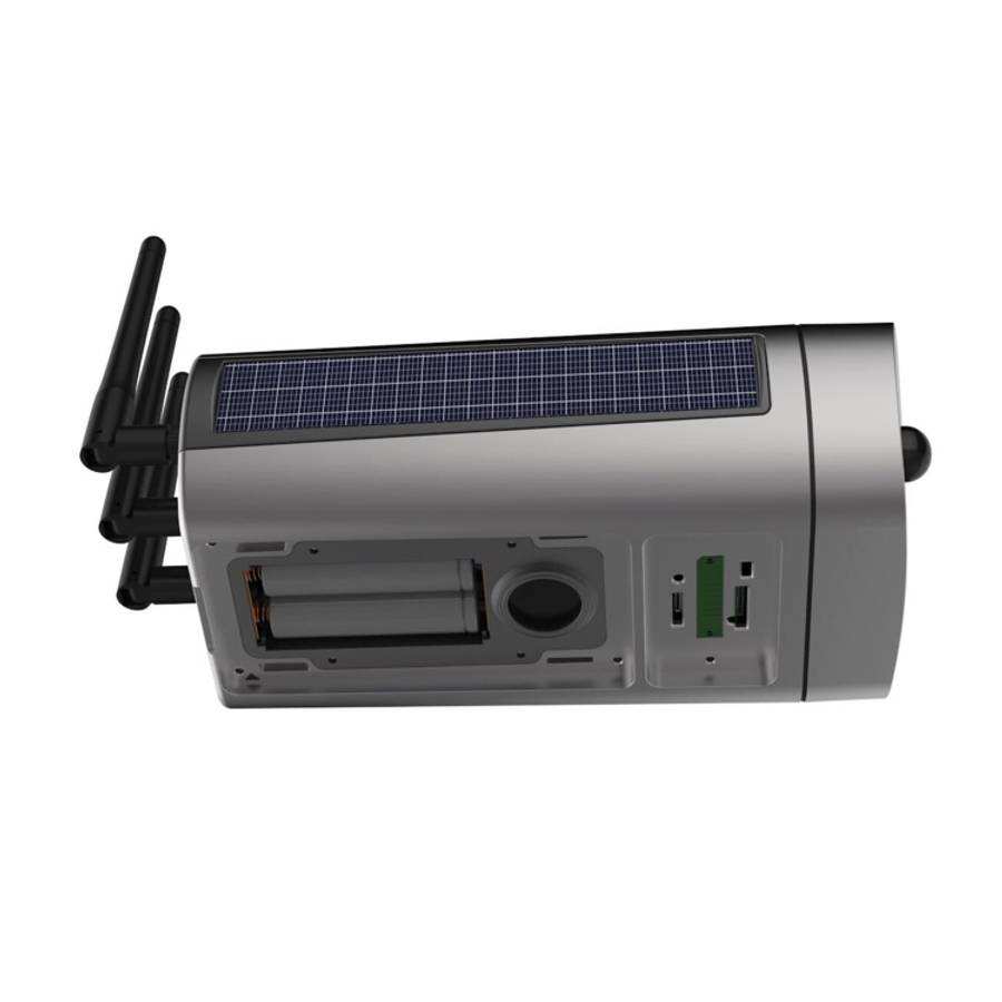 T8 1080P Full HD Solar Battery Ultra Low Power Sound Light Alarm Network Camera, Support Motion D...