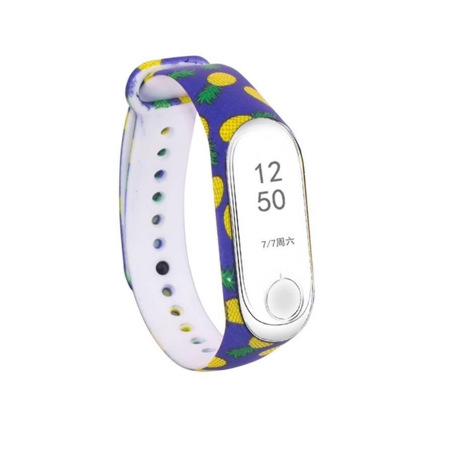 Silicone Painting Watch Band for Xiaomi Mi Band 3 &amp; 4