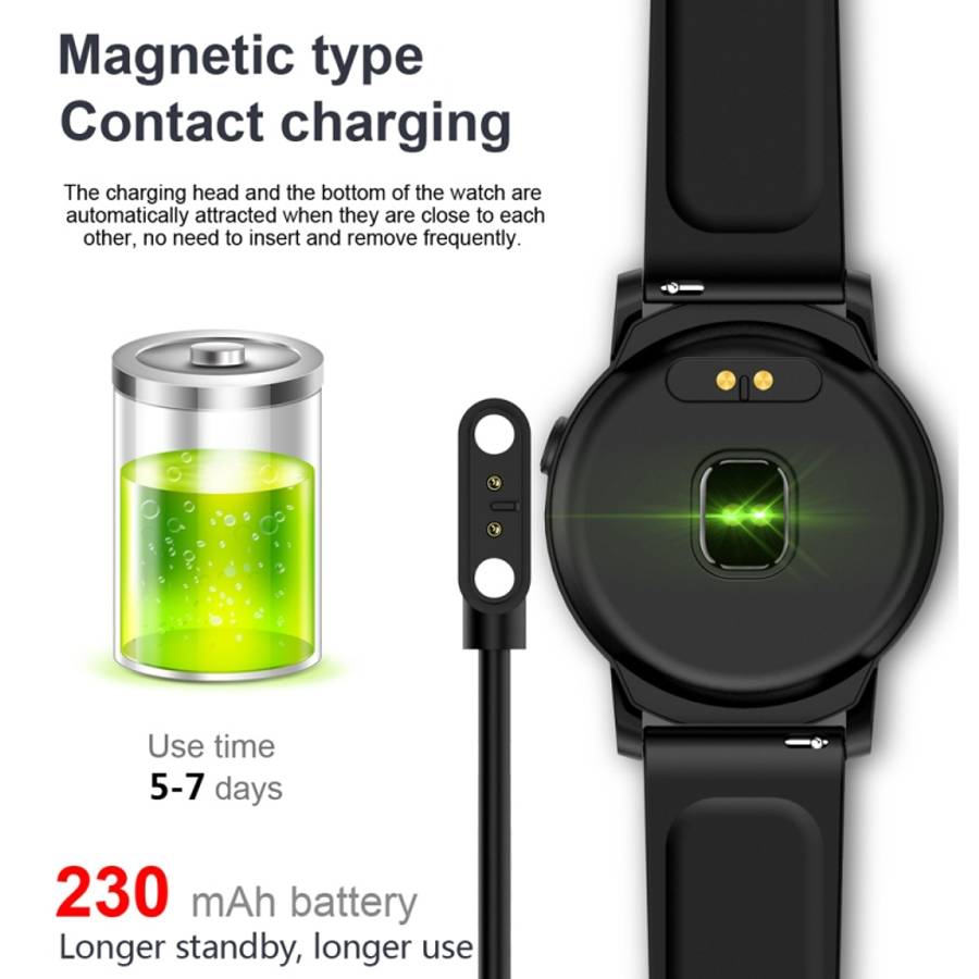 DK02 1.3 inches IPS Color Screen Smart Bracelet IP67 Waterproof, Support Call Reminder /Heart Rat...