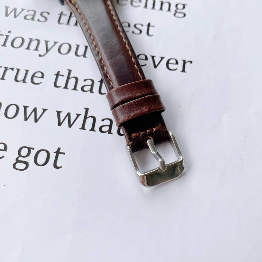 For Samsung Galaxy Watch 20mm Smart Watch Universal Double-sided Leather Small Watch Band, 20mm