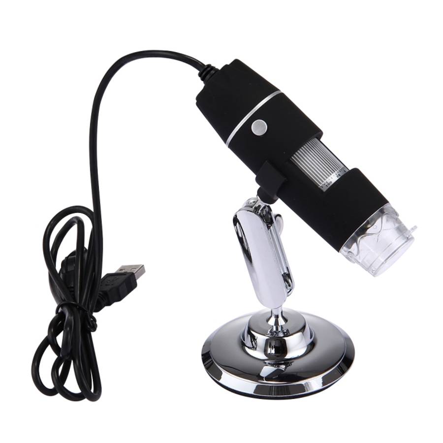 1000X Magnifier 0.3MP Image Sensor USB Digital Microscope with 8 LED &amp; Professional Stand, 1000X