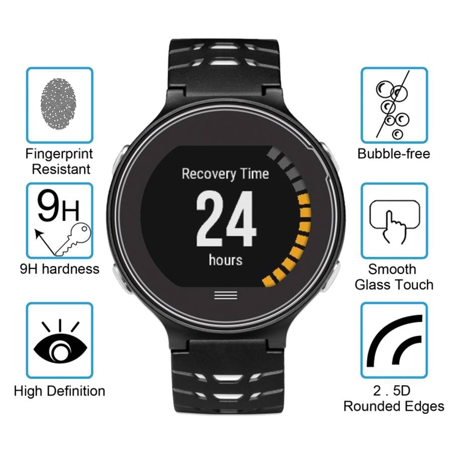 ENKAY Hat-Prince for Garmin Forerunner 630 Smart Watch 0.2mm 9H Surface Hardness 2.15D Curved Edg...