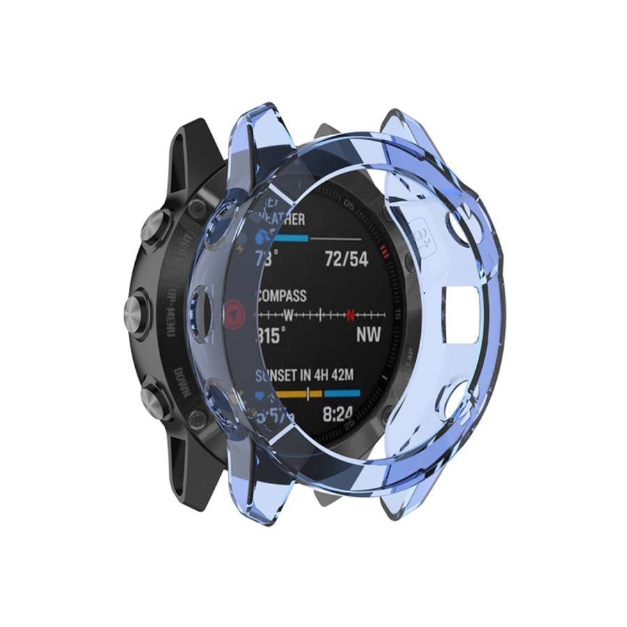 For Garmin Fenix 6 TPU Half Coverage Smart Watch Protevtice Case, For Garmin Fenix 6