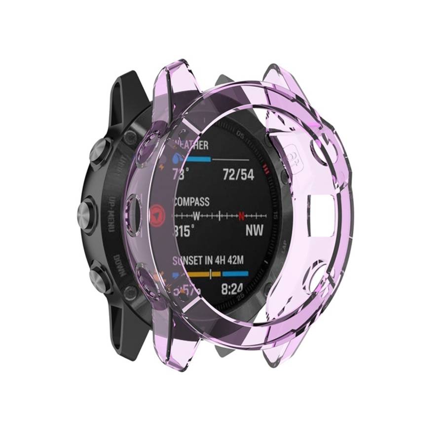 For Garmin Fenix 6 TPU Half Coverage Smart Watch Protevtice Case, For Garmin Fenix 6