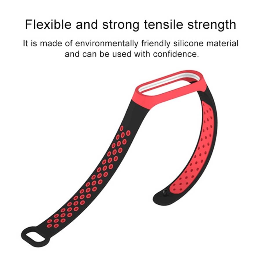 Colorful Silicone Wrist Strap Watch Band for Xiaomi Mi Band 3 &amp; 4