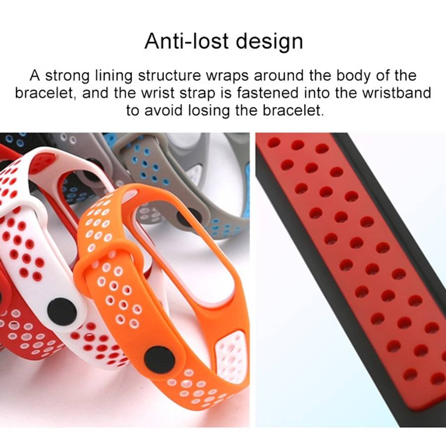 Colorful Silicone Wrist Strap Watch Band for Xiaomi Mi Band 3 &amp; 4
