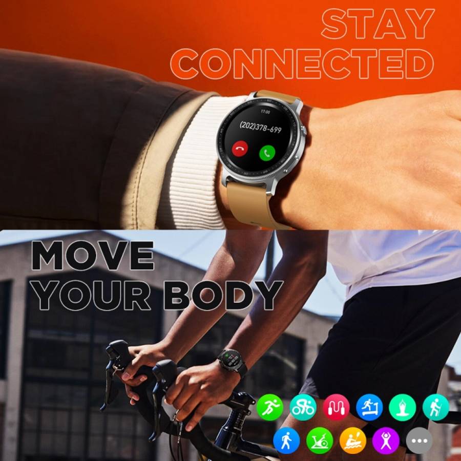 Zeblaze GTR2 1.28 inch Color Touch Screen Bluetooth 5.0 IP68 Waterproof Smart Watch, Support Slee...