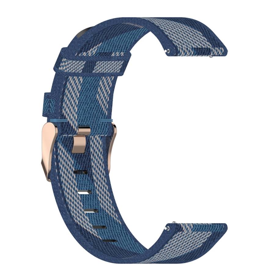 22mm Stripe Weave Nylon Wrist Strap Watch Band for Galaxy Watch 46mm / Gear S3
