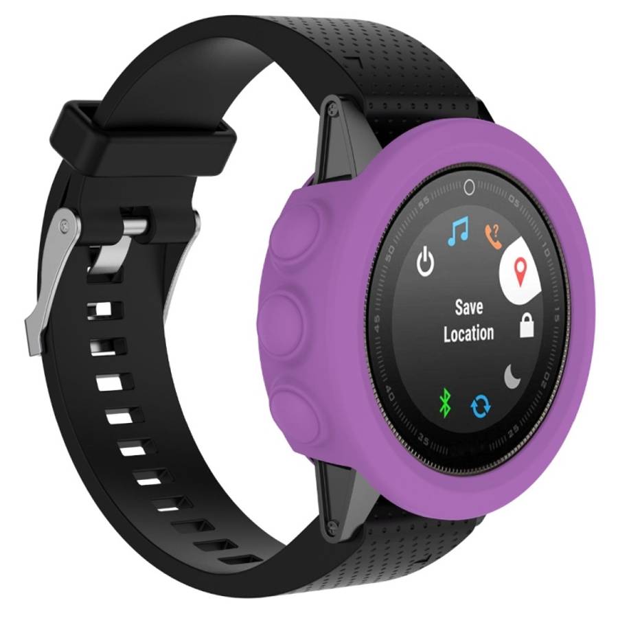 Solid Color Silicone Watch Protective Case for Garmin Fenix 5, For Garmin Fenix 5