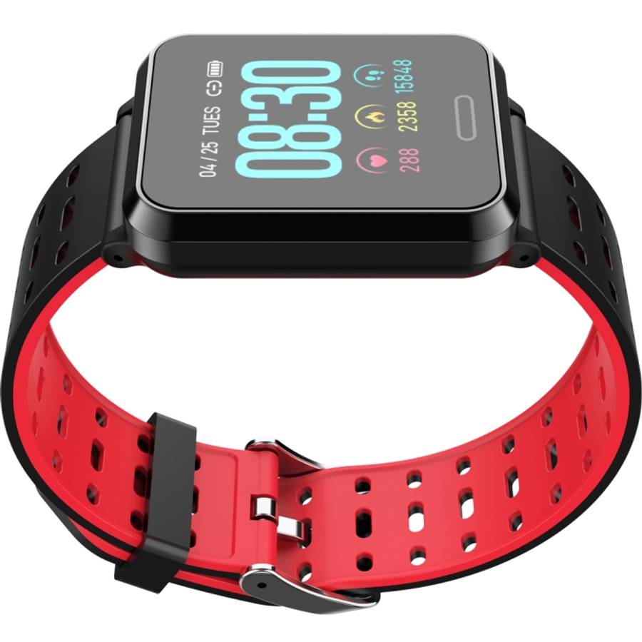 P2 1.3 inch IPS Color Screen IP67 Waterproof Smart Watch Wristband,Support Message Reminder / Hea...