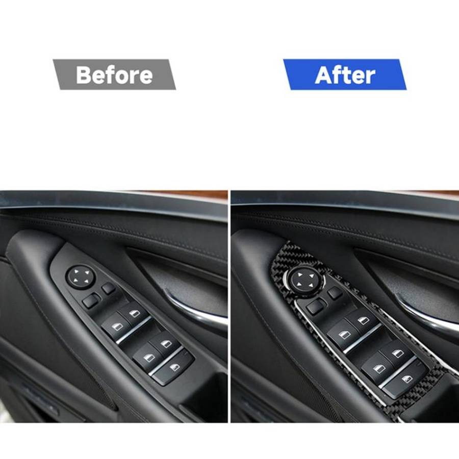 For BMW 5 Series F10 2011-2018 Car Lifting Panel Decorative Sticker,Right Drive
